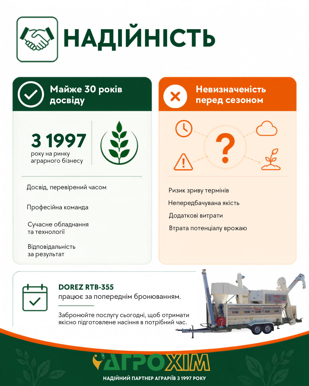 Сортувально-протруювальний комплекс Dorez RTB-355