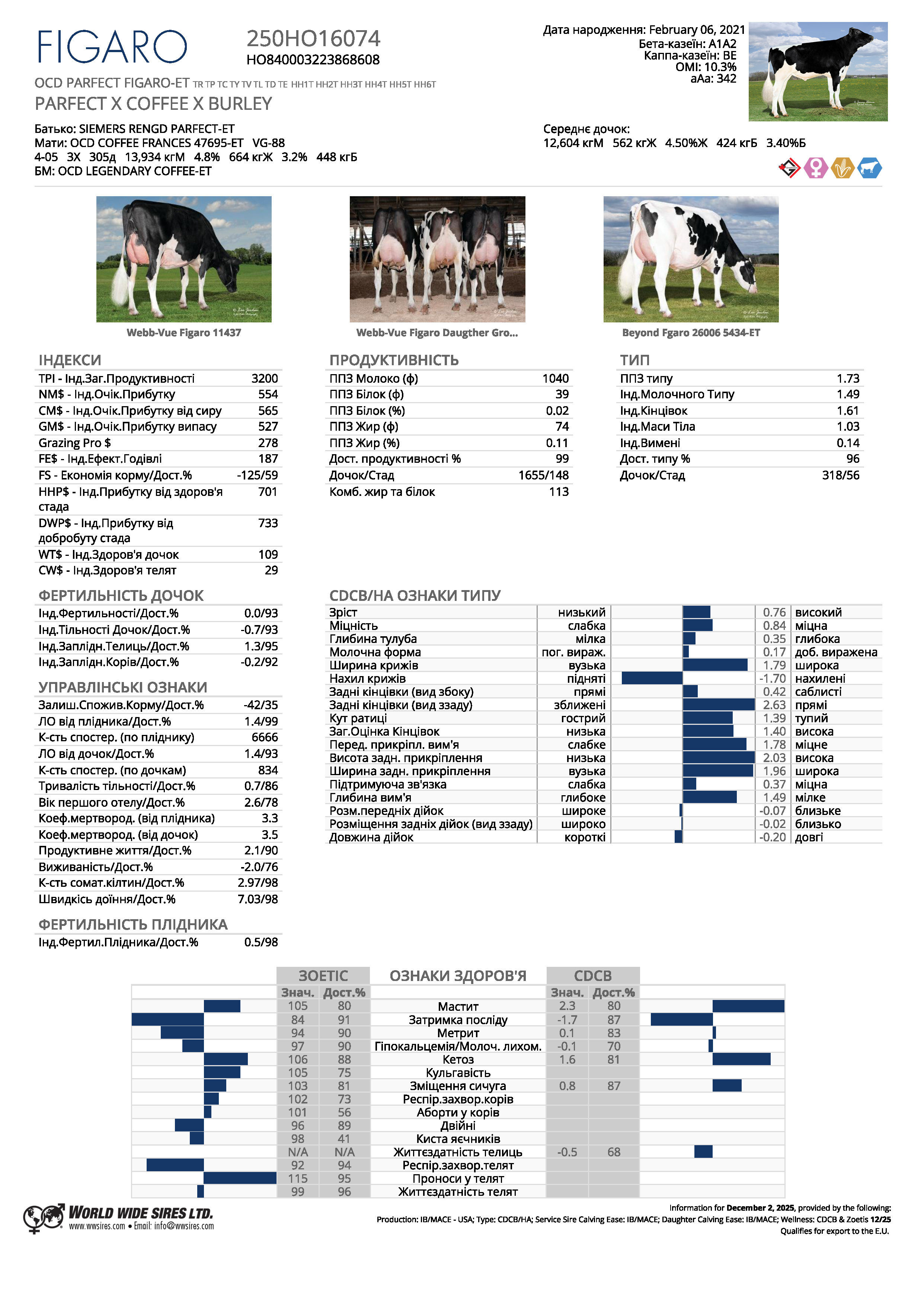 Спермопродукція Бугай FIGARO