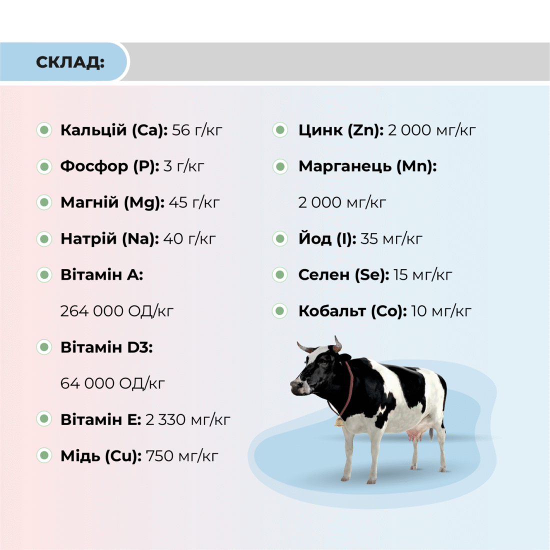 Премікс для дійних корів в період сухостою «Сухостій КДС» Ankores (25кг)