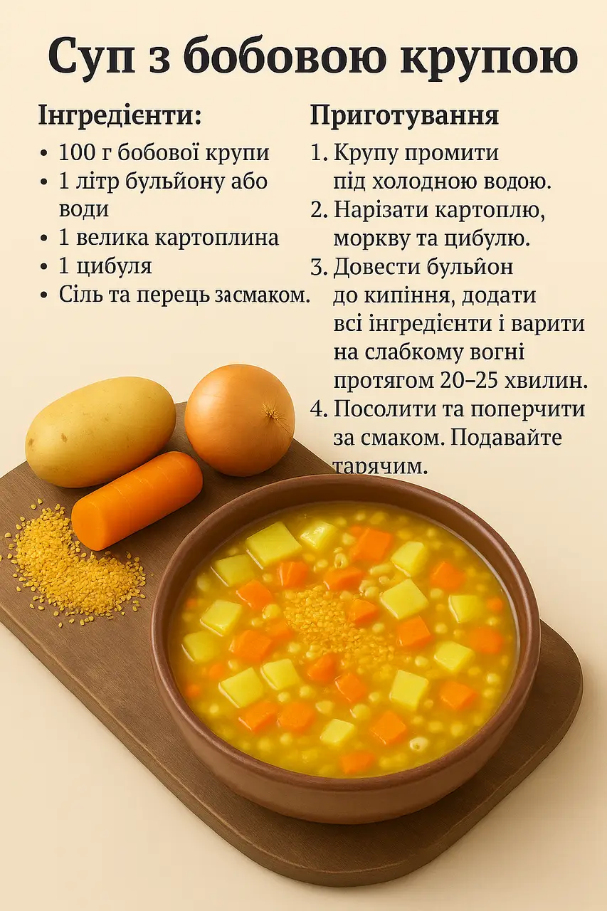 Бобова крупа термічно оброблена, готова до споживання — 660 г