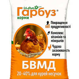 БВМД 20–40% для курей несучок Пан Гарбуз 25 кг білково-вітамінна добавка для яєчної продуктивності