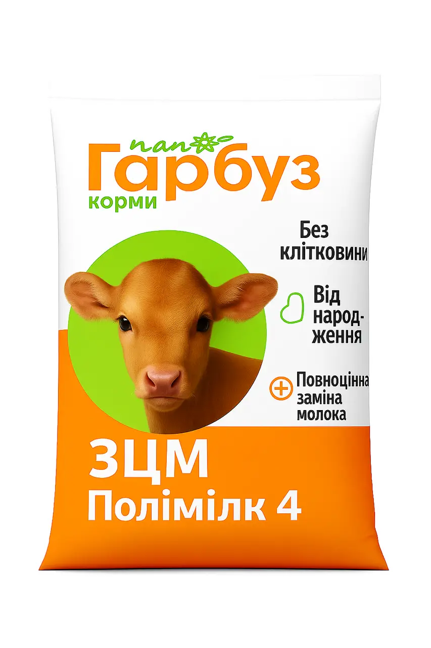ЗЦМ Полімілк 4 Пан Гарбуз для козенят, ягнят і телят від народження