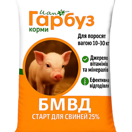 БВМД Пан Гарбуз Старт 25% для свиней вагою 10-30 кг 25кг