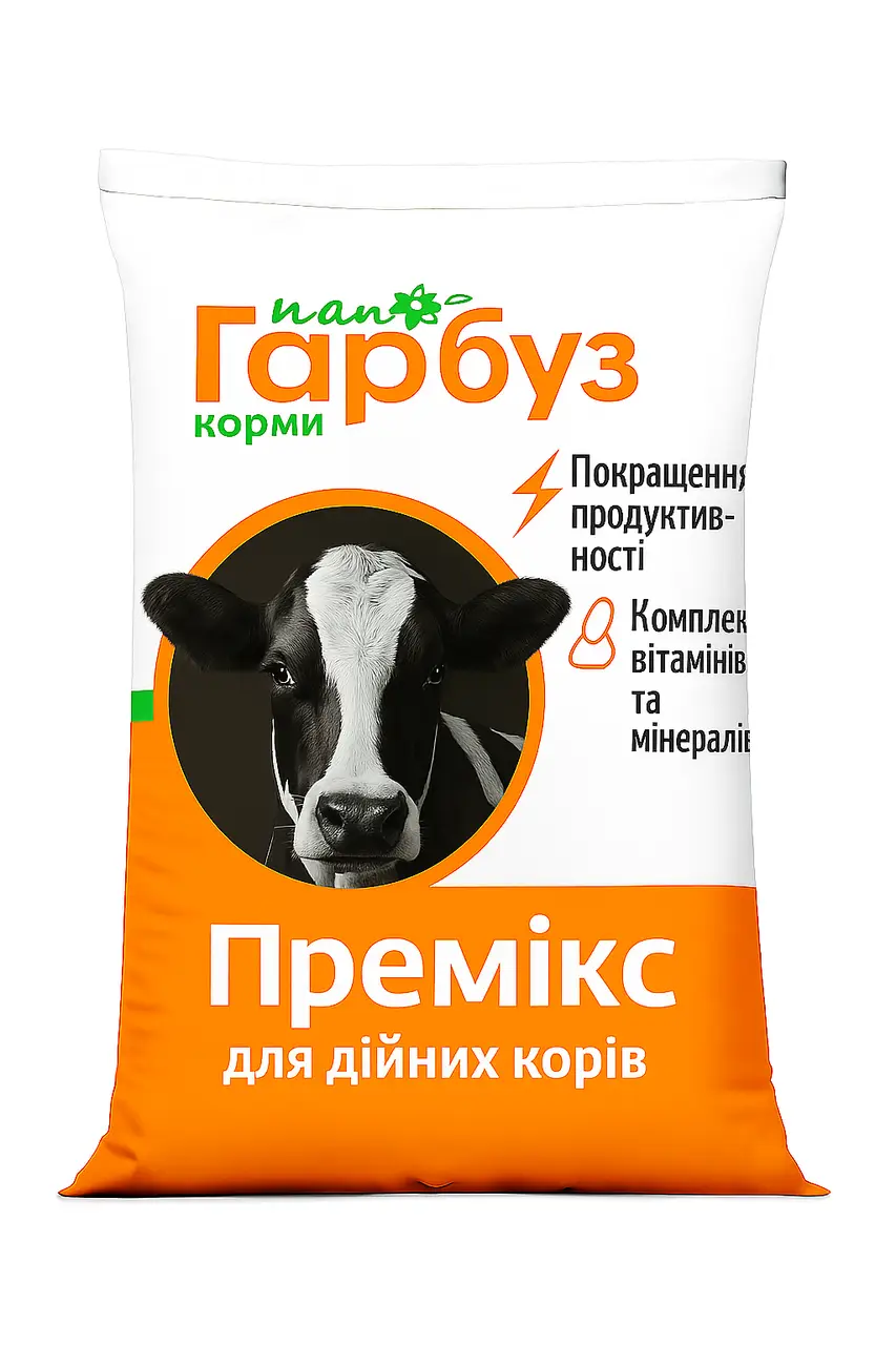 Премікс Пан Гарбуз для дійних корів 25 кг