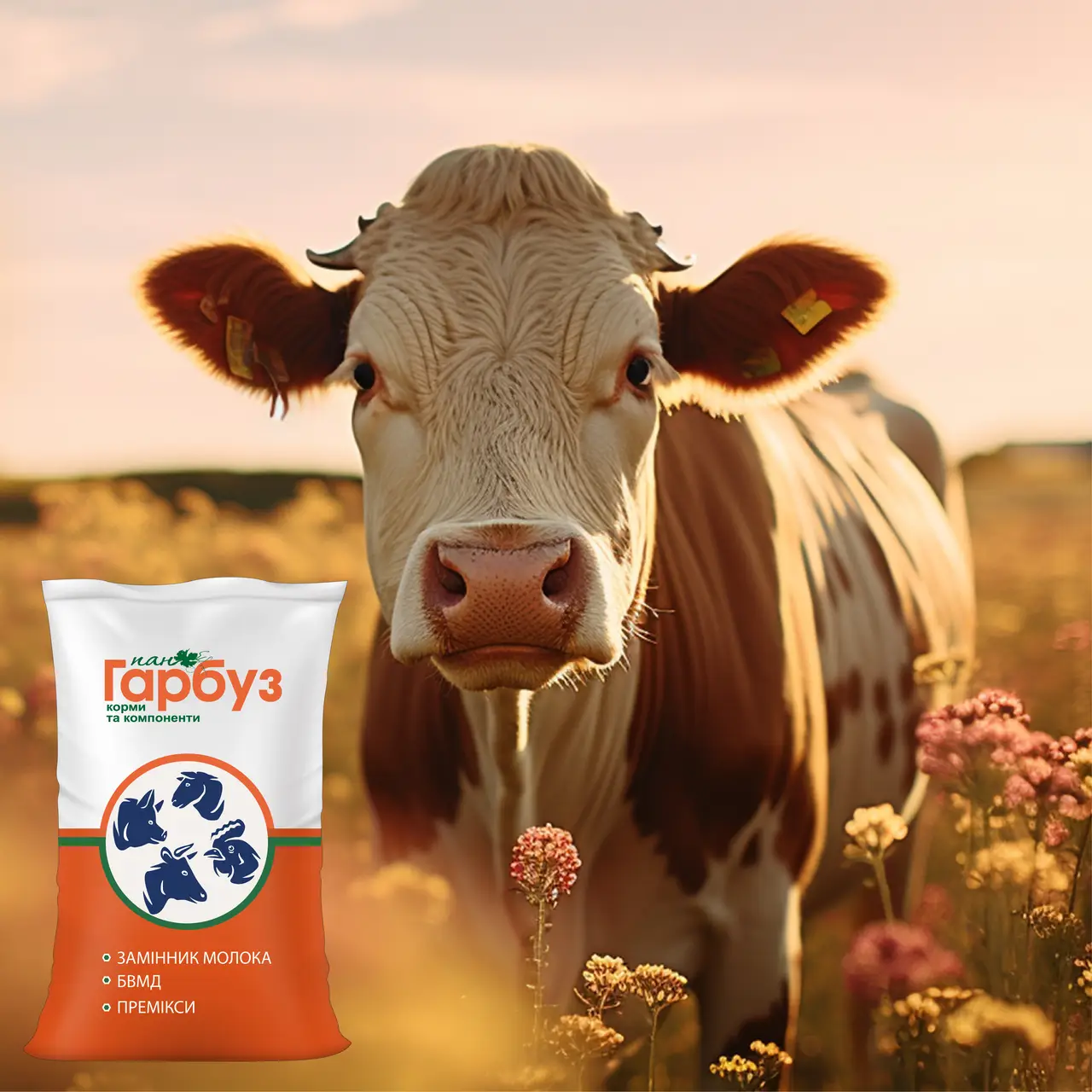 Премікс Пан Гарбуз для дійних корів 25 кг
